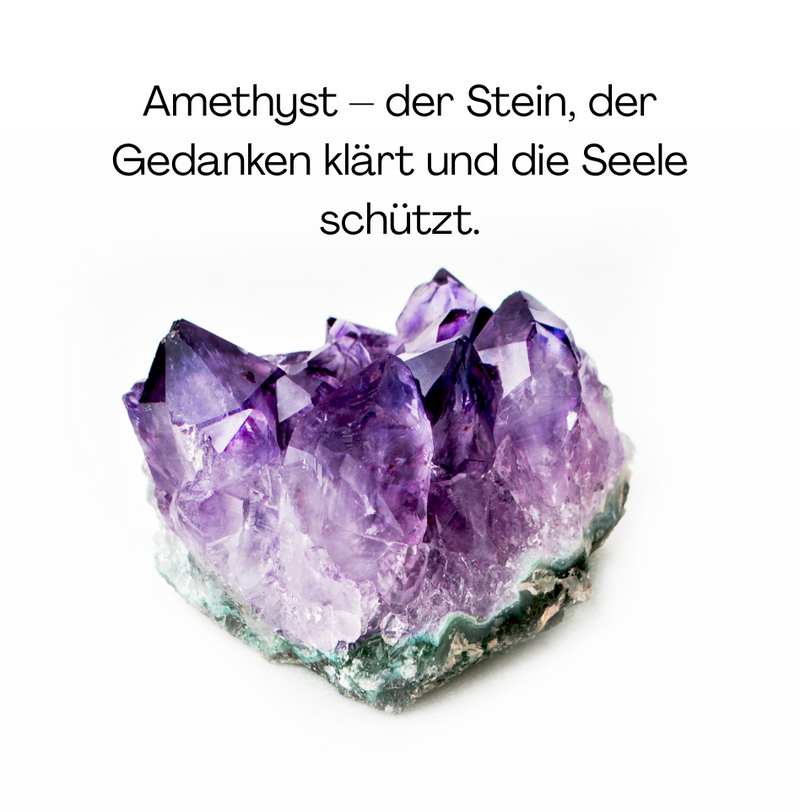 Vergoldeter Messing-Armreif mit echtem Amethyst | Spiritueller Edelstein | 6,5 cm Ø | Nickelfrei & allergikerfreundlich
