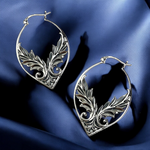 925 Sterling Silber Engelsflügel Ohrringe "Soraya" | Schutzengel Schmuck Damen | Flügel Ohrhänger | Geschenk für Frauen