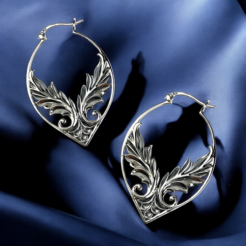 925 Sterling Silber Engelsflügel Ohrringe "Soraya" | Schutzengel Schmuck Damen | Flügel Ohrhänger | Geschenk für Frauen