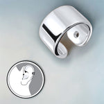 Minimalistische Ohrklemme aus 925 Sterling Silber – OHR925-156