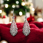 Sternenklang des Orients – Filigrane Ohrringe aus 925 Sterling Silber