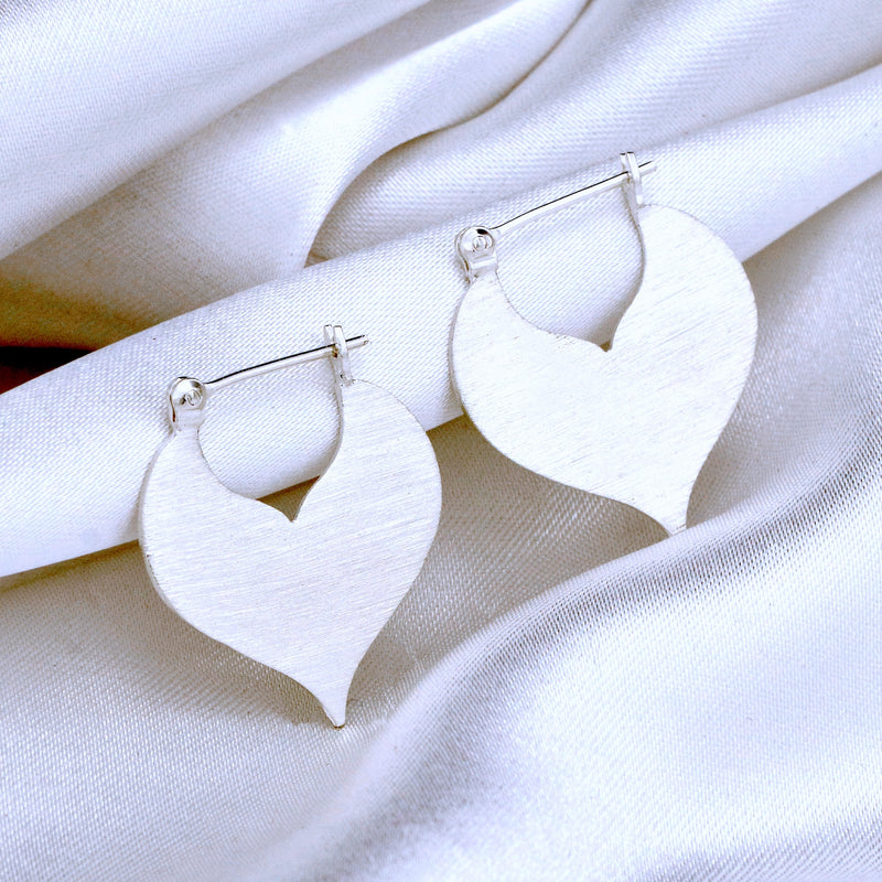 Amberta Ohrstecker Aus 925 Sterling Silber – Minimalistisch, Großer Offener Kreis | Damen Schmuck