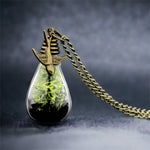 Spring - Genuine Moss & Earth Bronze Chain